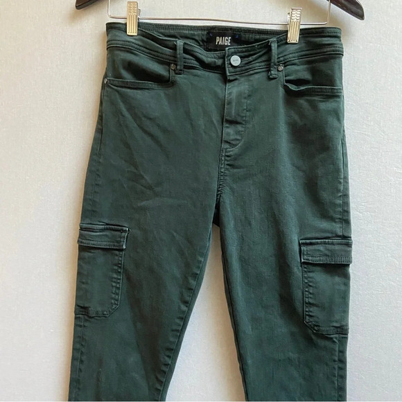 Paige Anthropologie Hoxton high rise Ankle Skinny Cargo Jean Sz 29 - Picture 4 of 12
